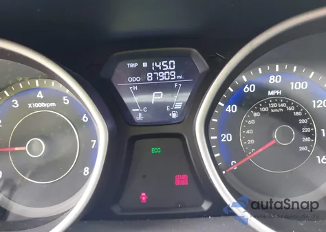 2012 Hyundai Elantra Gls (Ulsan Plant) from USA, damaged, VIN KMHDH4AEXCU294169